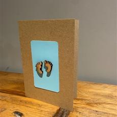 New Baby Bespoke card with Blue Background