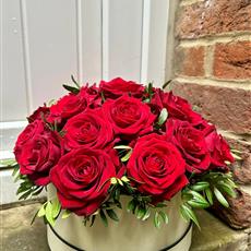 The Red Rose Hatbox