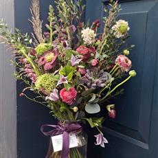 Bespoke Pink &amp; Purple Vase